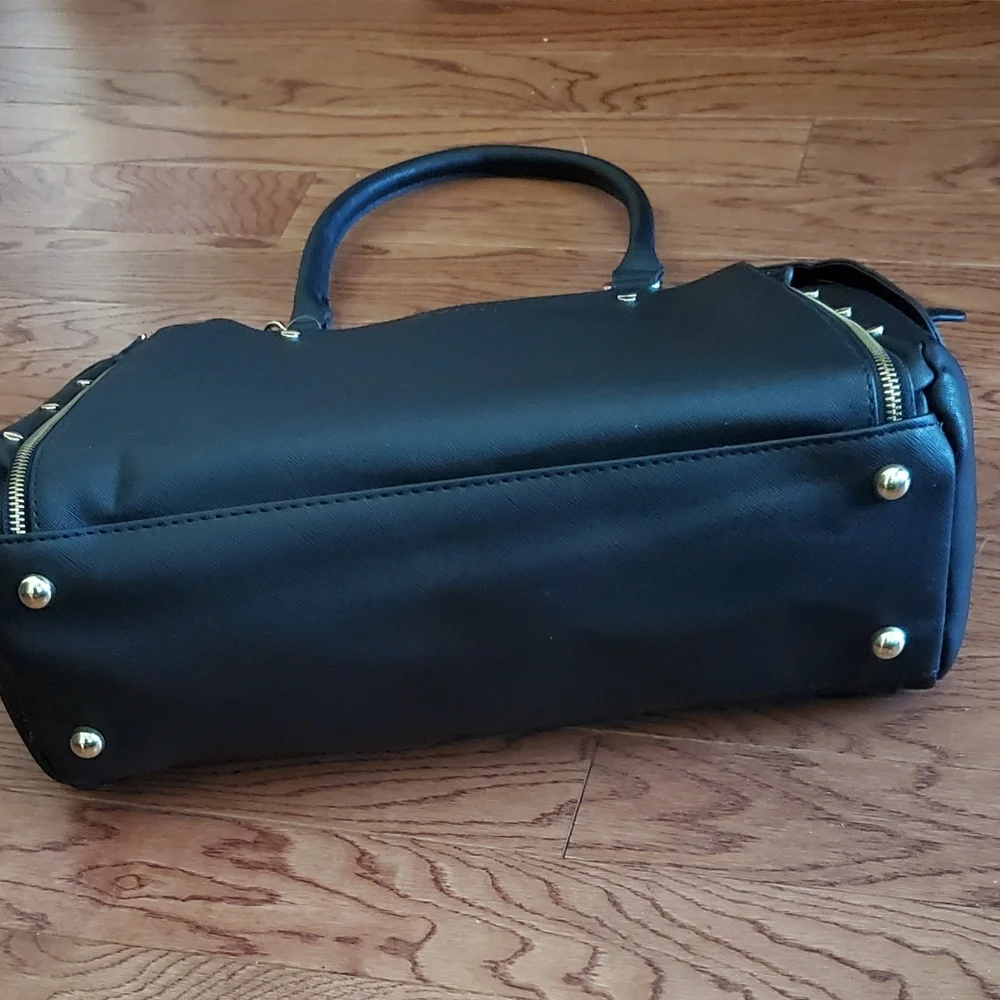 Avon Representative Consultant Black Tote-Pink Trim & Gold Accents 17 x 14